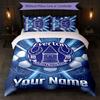 Everton FC Özel İsim Yazılı Nevresim Takımı 1 Yorgan Kılıfı+2 Yastık Kılıfı Futbol Logosu Özel Günler İçin Kişiselleştirilebilir Hediye Yatak Odası Dekorasyonu