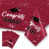 Slergut 2026 Graduation Decorations 3 Pack Graduation Tablecloth 54"x108", 2026 Graduation Party Table Decorations Blue Graduation Party Supplies