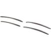 Sekhyna Car Door Handle Stripe Cover Compatible with BMW 5 Series F10,GT F07 2011-2017,Black Exterior Door Pull Handle Protector Cover Molding Trim