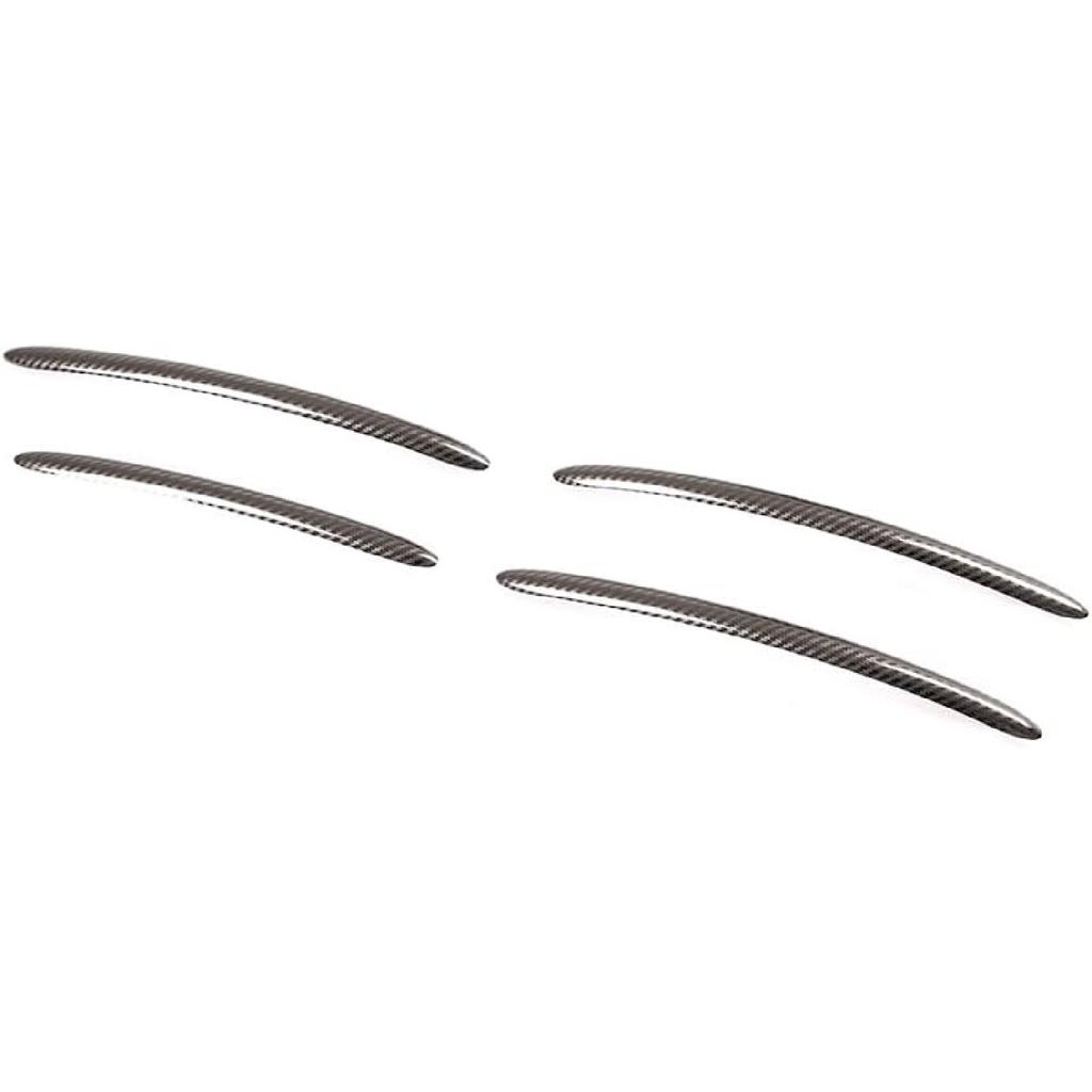Sekhyna Car Door Handle Stripe Cover Compatible with BMW 5 Series F10,GT F07 2011-2017,Black Exterior Door Pull Handle Protector Cover Molding Trim