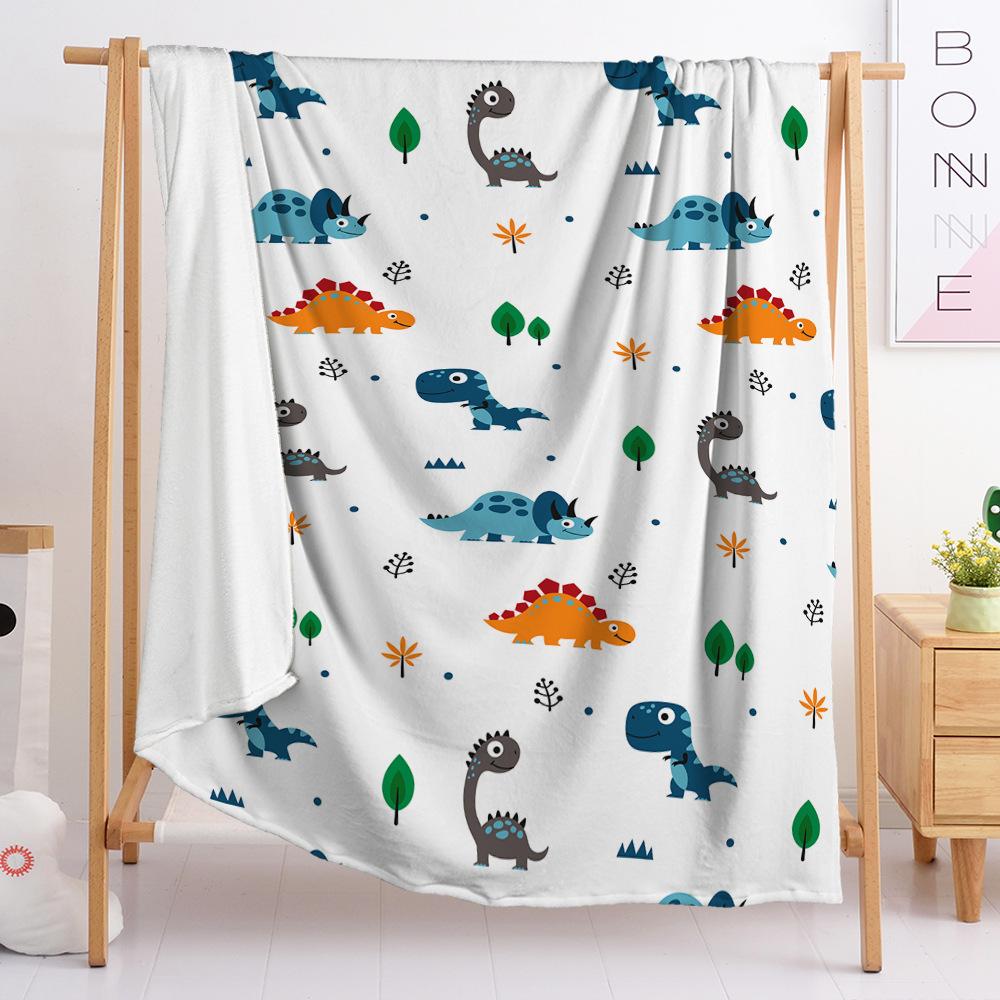 Flannel Blanket Bedroom Blanket European And American Size Blanket Digital Printing