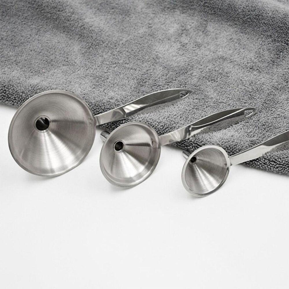 

3шт/набор кухонных воронок, воронка из нержавеющей стали, набор из трех предметов, новая мини-воронка