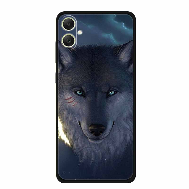

For Samsung Galaxy A07 2025 Case Phone Cover Lion Black Silicone Soft Back Cover For Samsung Galaxy M06 F06 A05 M05 F05 A06 Case Samsung A07