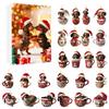 2025 Dachshund In Mug Advent Calendar 24-Day Christmas Countdown Box with Acrylic Ornaments Cute Dog Lover Gift