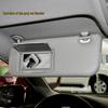 Yueliangcheng Car Sunshade for Corolla with Vanity Mirror, Driver & Passenger Seats
