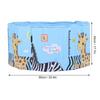 Folding Swimming Pool Water Proof PVC Non Inflatable Folding Kiddie Pool with Reinforced Support for Indoor Outdoor Type 1 35.4x35.4x17.7in