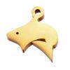 6pcs/lot Stainless Steel Polished Clover Crown Moon&Star Dolphin Charm for DIY Women Necklace Bracelet Jewelry Making