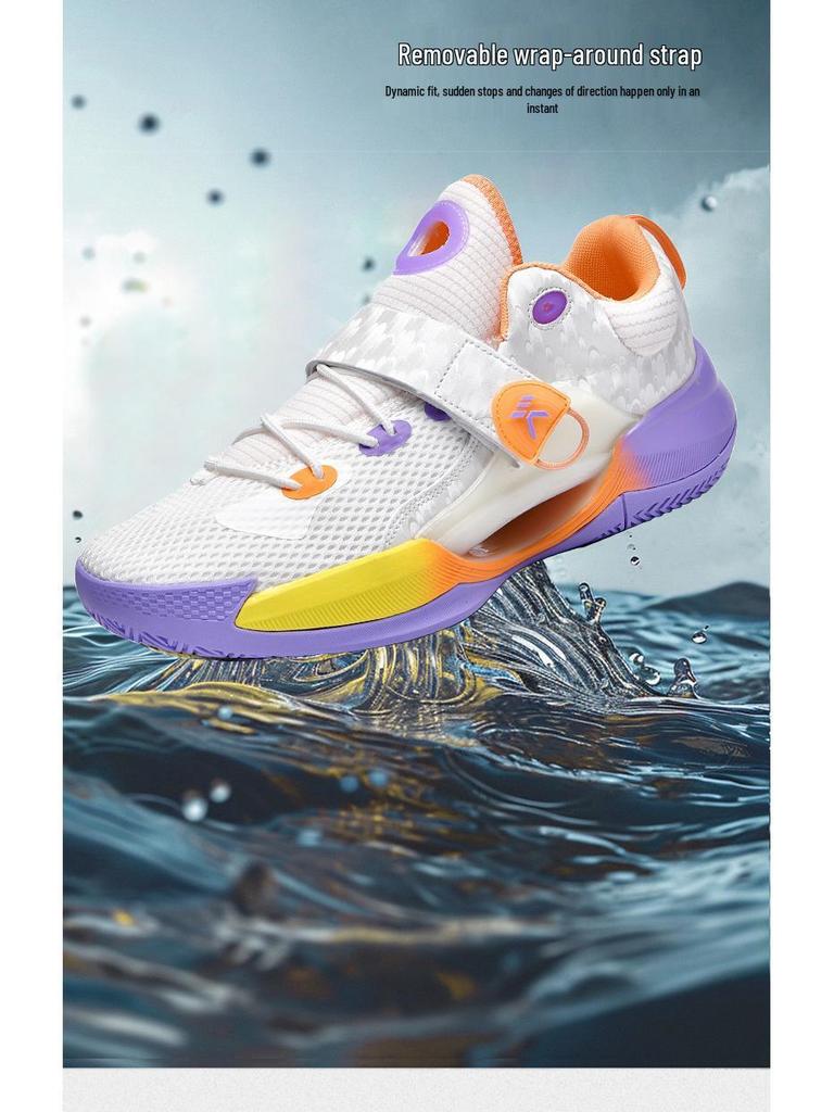 Thompson KT Splash 6th Gen Basketball Shoes: Pro-Style, High-Friction Men's Sneakers for Concrete Courts