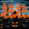 Solar Pumpkin Branch Lights - Waterproof Outdoor Halloween And Garden Decor With Warm LED Light