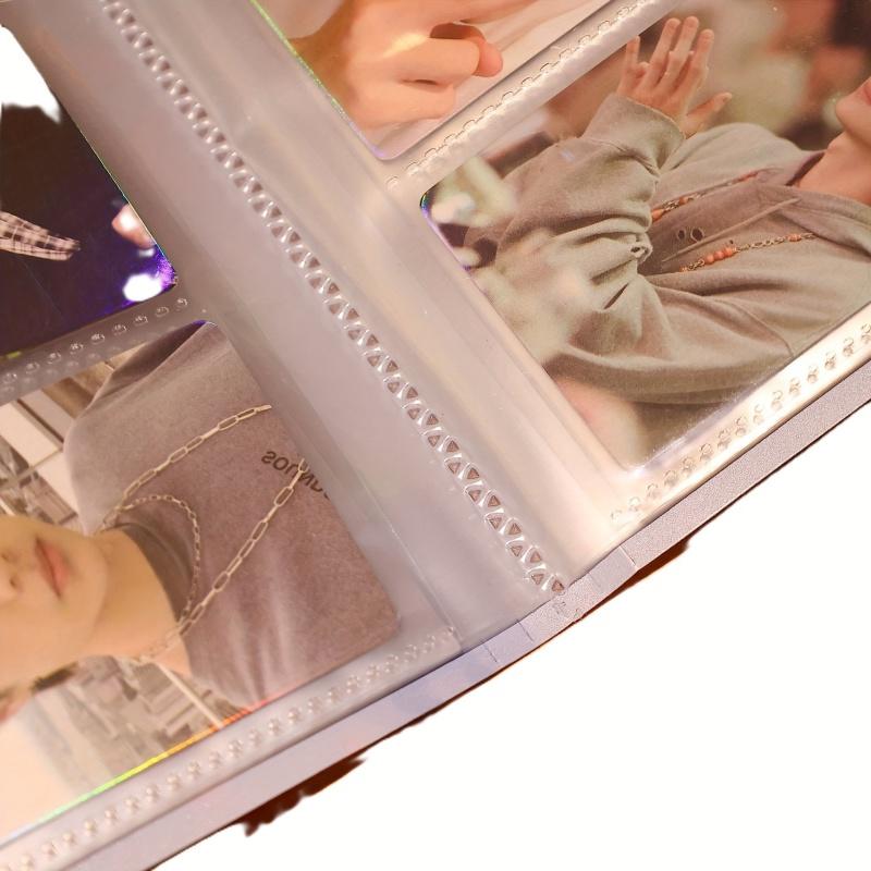 Cute Fruit 120 Slots Small Card Collecting Album Empty Three-Grid Photocard Storage Binder Book Nail Decals Organizer