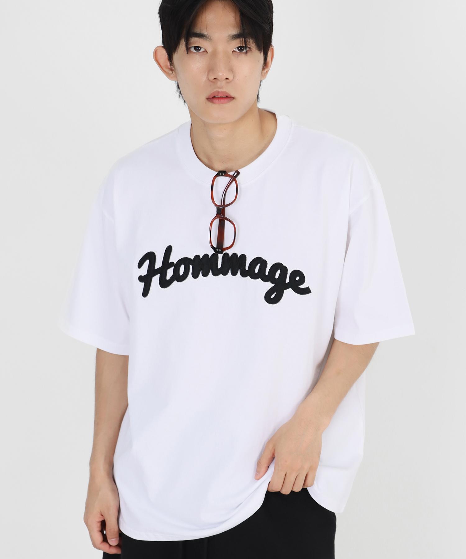 Row Lab Hommage Applique Short Sleeve T-Shirt - White M