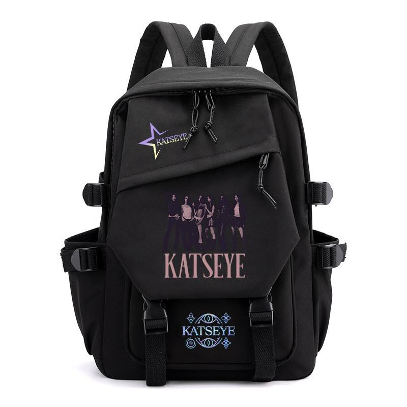 

Kids Unisex KATSEYE Printed Backpack Student School Waterproof Large Capacity Backpacks