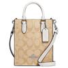 Coach N/S Coated Canvas With Leather Tote Bag, Shopping Bag, Crossbody Bag, Handbag Mini Women's Brown CJ494-SIGHA