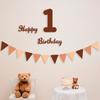 Coffee Forest Style Birthday Letters & Numbers Decoration for Kids' First Birthday Photoshoot