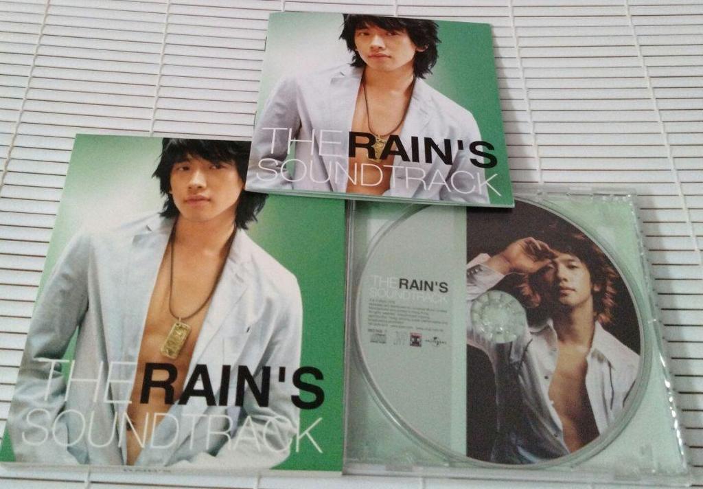 [USED] "The RAIN's SOUNDTRACK" JYP rainpi k-pop import edition