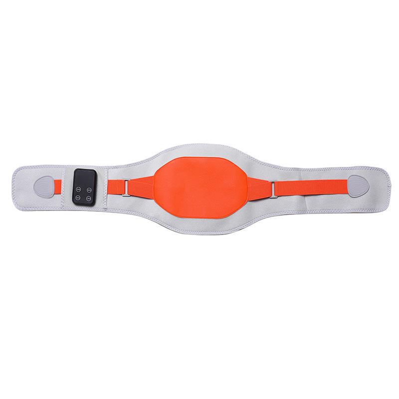 Rechargeable Heated Lumbar Massage Belt - Large Screen, Vibration, Warm Abdomen Support, Perfect Mother's Day Gift