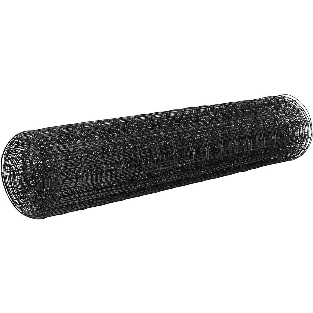 Hardware Cloth, 48'' x 50' Galvanized Wire Mesh Roll, 16 Gauge Chicken Wire Fence Roll, Vinyl Coating Metal Wire Mesh for Chicken Coop Barrier, Rabbit