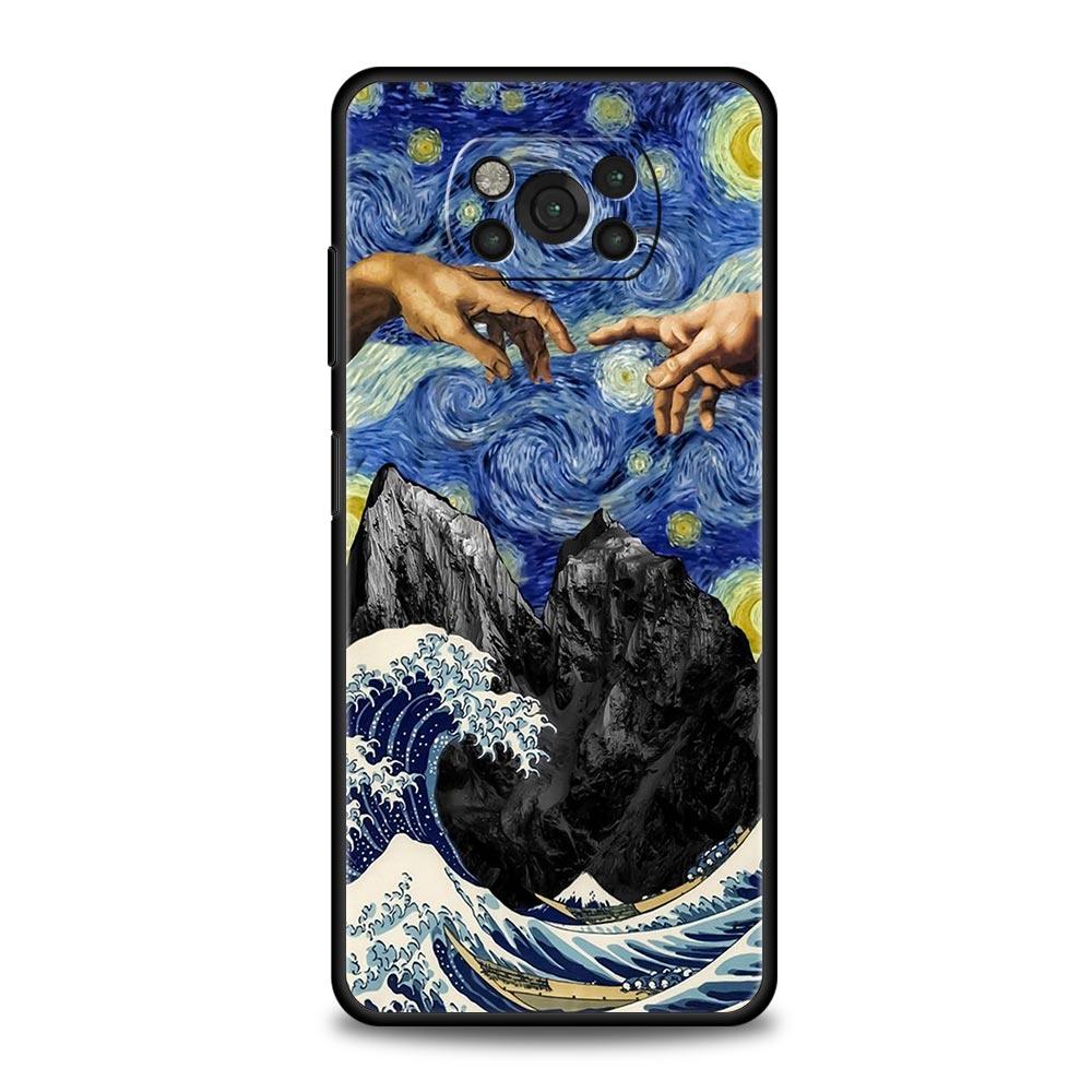 Art Vincent Van Gogh Starry For Xiaomi 12 Poco X3 NFC M3 F3 M4 X4 Pro 5G Phone Case Mi Note 10 Lite 11 10T 11T 11X 9T 11i Cover