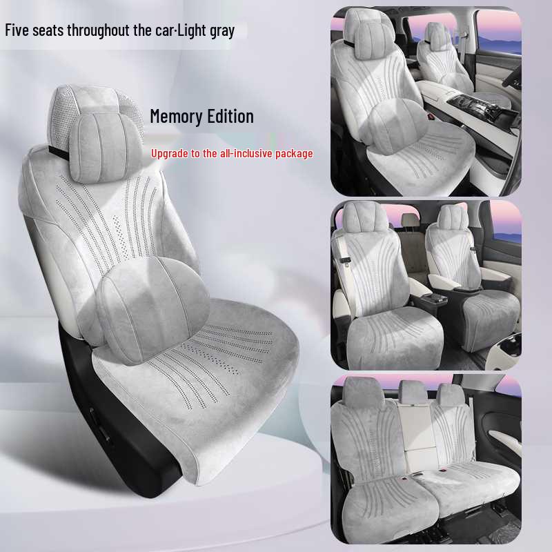 Universal All-Season Breathable Flocking Fabric Car Seat Cover for Denza D9 (202526)