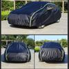 Car Cover Waterproof Oxford Cloth Cover Outdoors Full Car Covers with Reflective Strips Sun, and Dust Protection