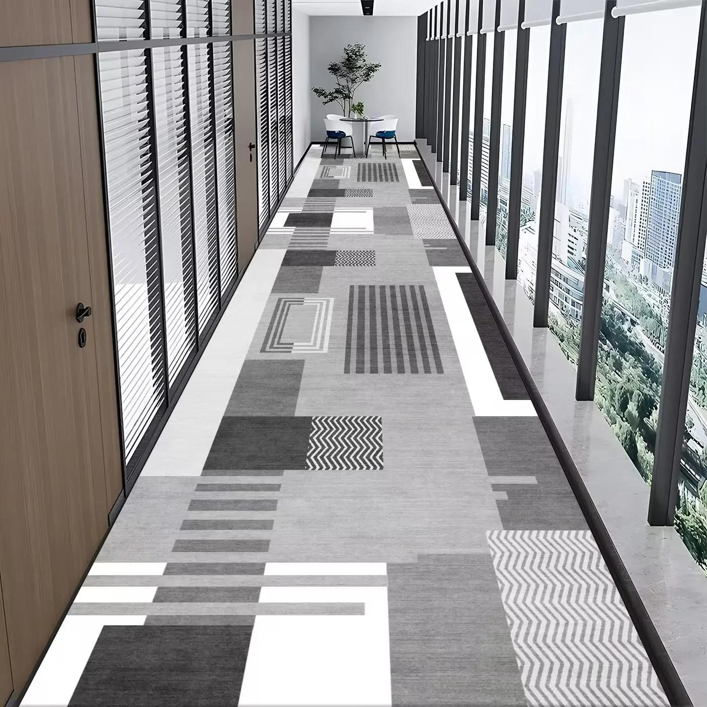 

Длинные ковры для прихожей на заказ, европейская лестница, ковер для коридора, свадебный ковер для отеля, коврики, дорожки, цветочный нескользящий пол Customized size