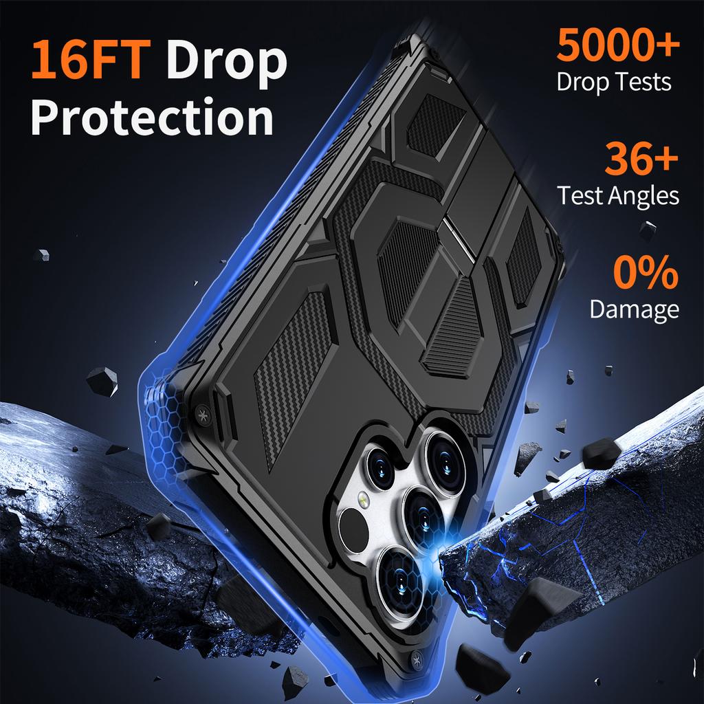 Case for Samsung Galaxy S26 Ultra S25 FE S24 Plus Strong Mobile Phone Accessories Military Grade Drop Proof Protection