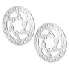 2PCS 6 Holes Bike Disc Brake Rotors 120mm Diameter Mountain Bike Brake Disc  Brake System Parts