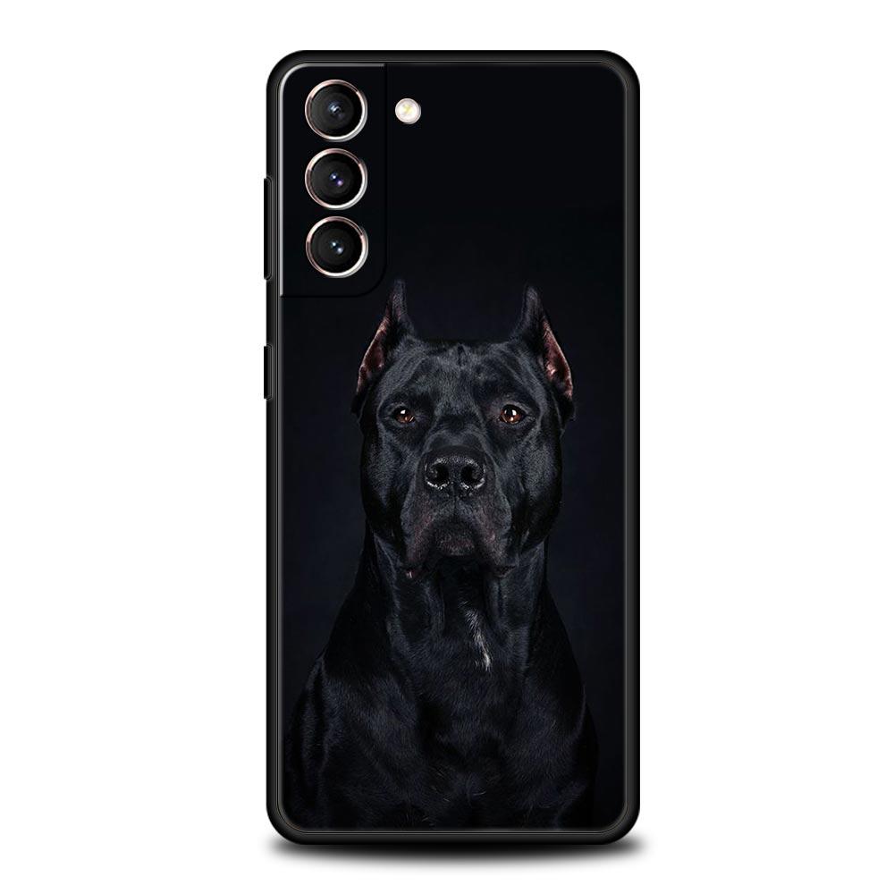 Rottweiler Dog Case For Samsung Galaxy S24 S23 S22 S21 Ultra S20 FE 5G S10 S9 Plus S10E S8 Note 10 20 Silicone Black Phone Cover