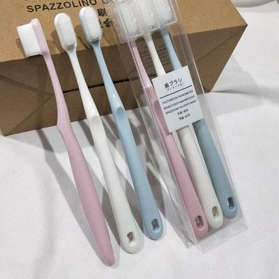 3PCS Soft Toothbrush Silicone Nano Tooth Brush Oral Care Nano-antibacterial