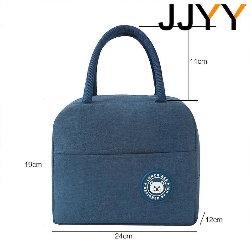 1Pc Portable Lunch Bag Waterproof Insulated Cool Thermal Food Storage Box Tote for Outdoor Travel Student Thermal Bag