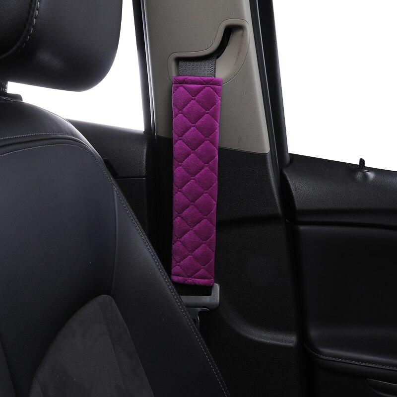 Comfortable and Adjustable Seat Belt Covers In Soft Velvet Fabric - Perfect for Car, Truck, SUV, Backpacks