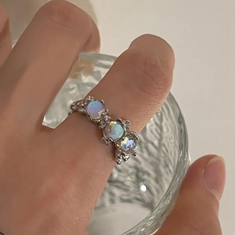 Moonstone Vintage Adjustable Luxury Index Finger Ring