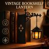 Gotischer Buchständer mit Hängelaterne, Atmosphärische Lampe für die Bibliothek, Dekorative Souvenir für Lesebegeisterte