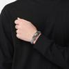 Schlangen Natal Schmuck Nordisch Wikinger Schlangenkopf Vorder- und Rückseite Kette Herrenarmband als Geschenk für Freunde