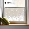 Monochrome Dandelion Electrostatic Privacy Window Film