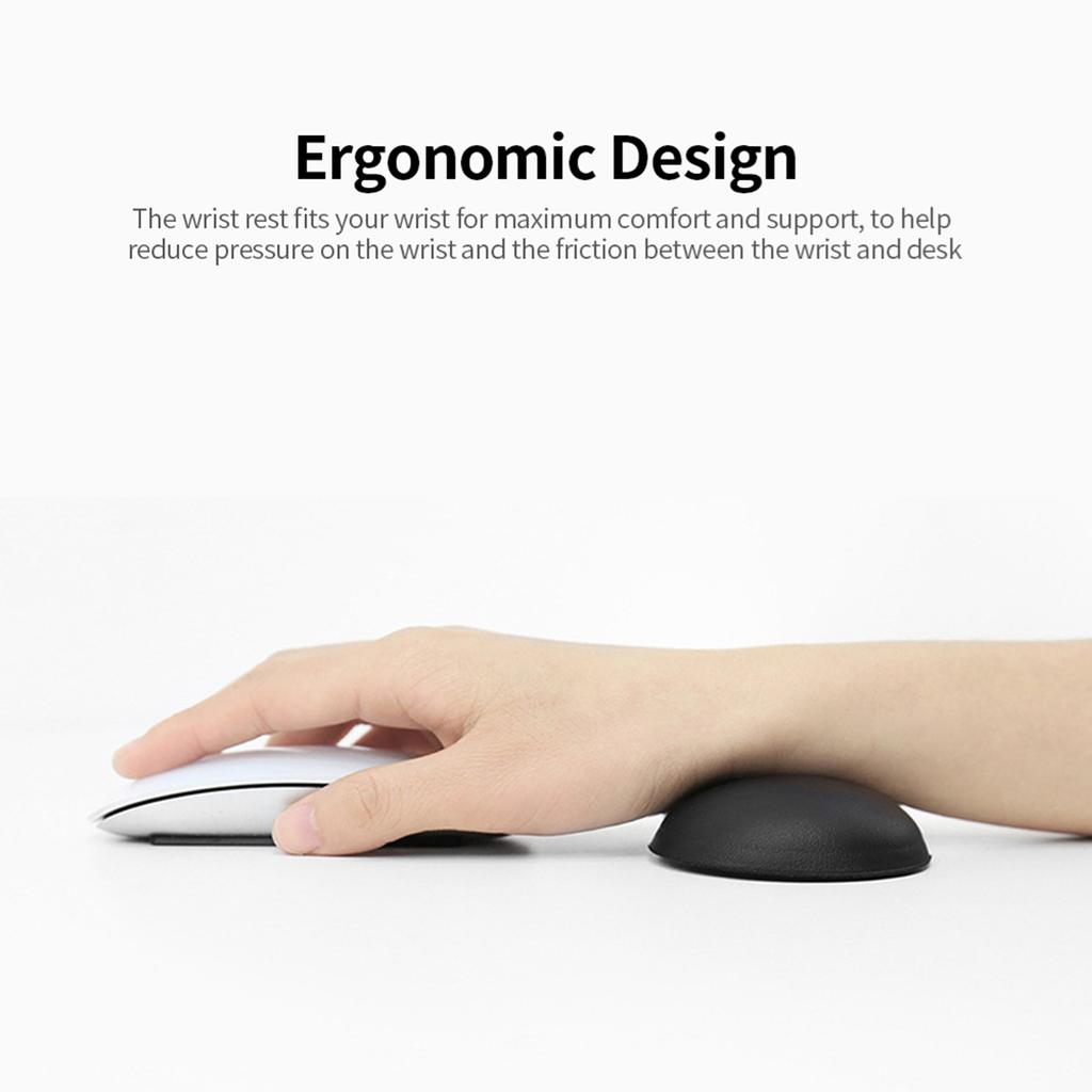 Soft Silicone Mouse Wrist Pad Mice Wrist Rest Ergonomic Silicone Wrist Support Mouse Pad Hand Pillow Cushion Black