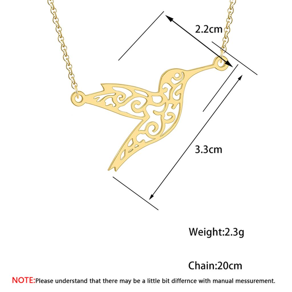 Kinitial Stainless Steel Hollow Hummingbird Bird Bracelet Wedding Gift Women Fashion Couple Bracelets Adjustabele Animal Jewelry