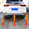 Reflective Elastic Traffic Barrier Post