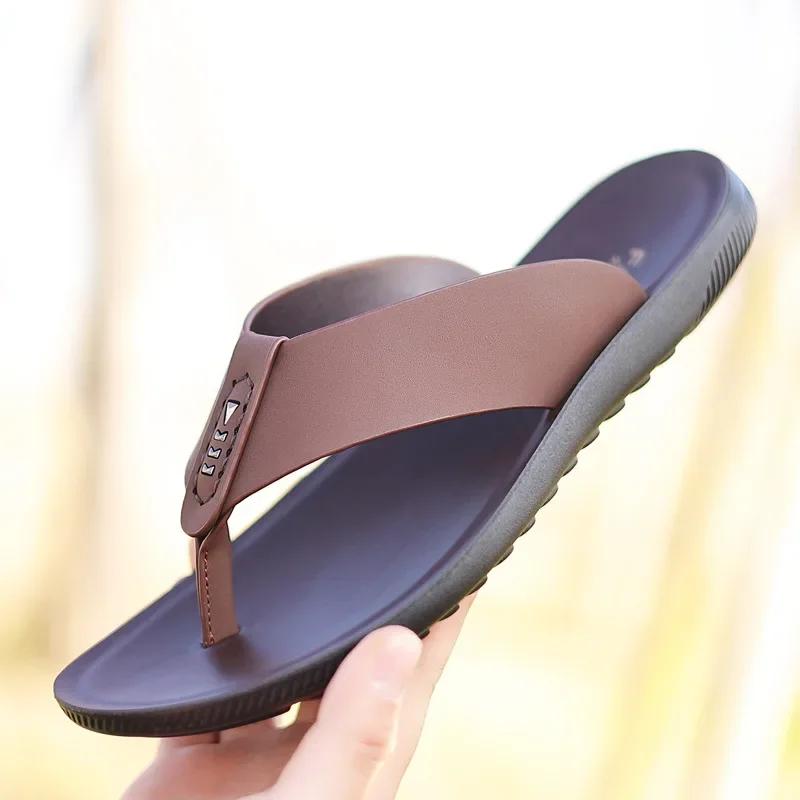 High Quality Brand Men Flip Flops Summer Beach Flip Flops Men Fashion Breathable Casual Beach Men Slippers Summer Outdoor