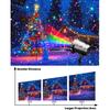 Brighter Laser Christmas Lights Projector Outdoor, RGB 3 Colors Gypsophila Moving Twinkles Stars Light Show, Holiday Projector Decorations for