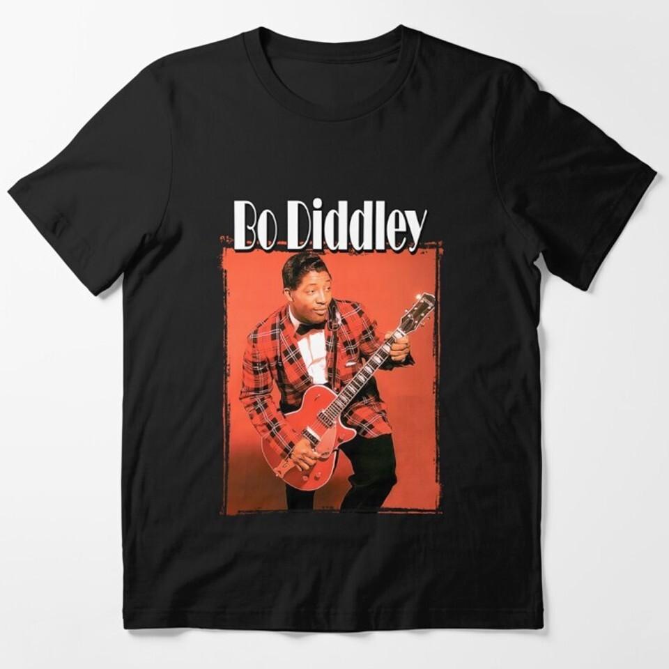 Bo Diddley collage T-shirt Black Unisex Tee All Sizes S-3XL Unisex T-Shirt XXXL