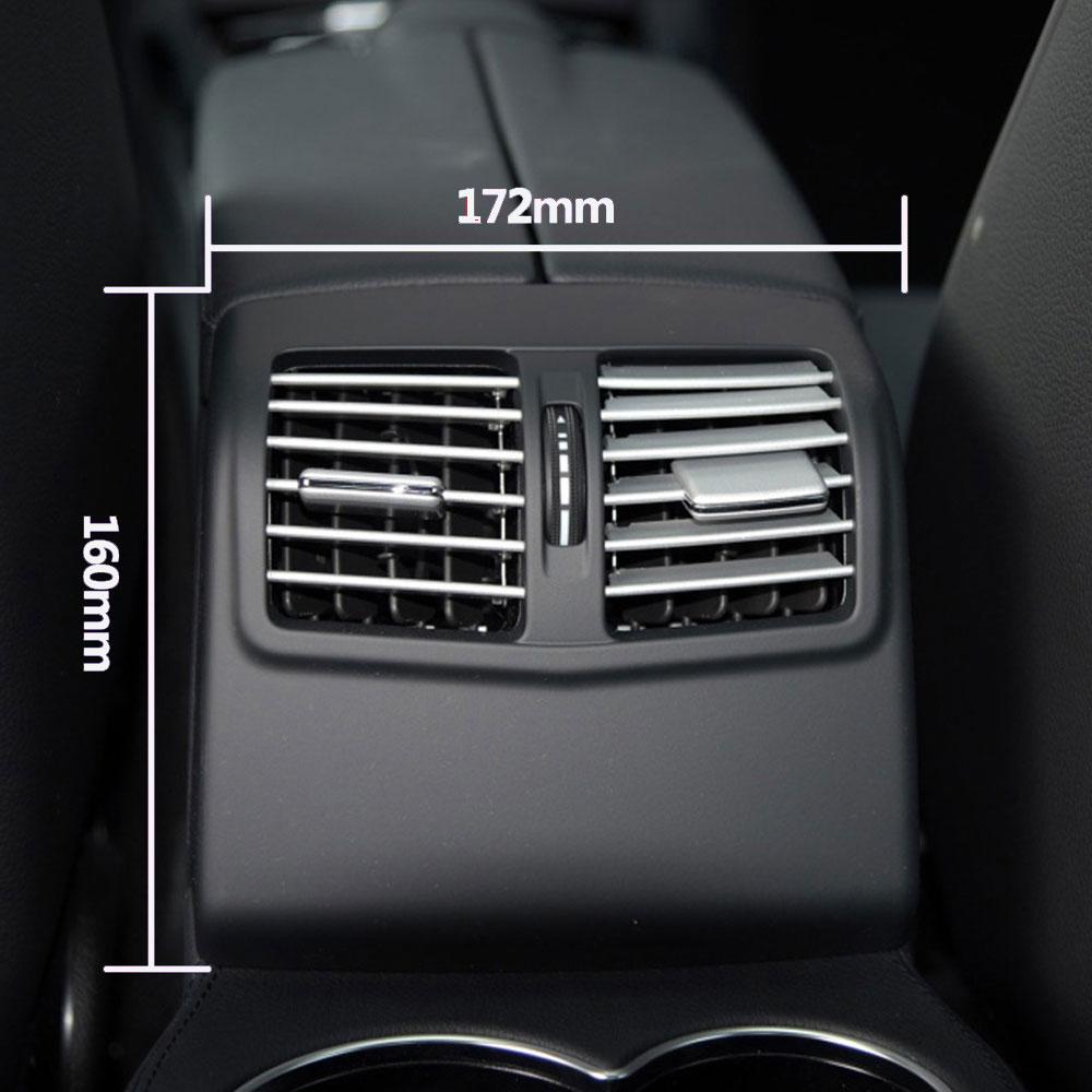 W212 Aer condiționat spate Panou cromat AC Grila de ventilație Capac ieșire pentru Mercedes Benz Clasa E E260 E300 E320 2012 2013 2014