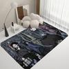 Lain Anime-Filmzimmermatten, waschbar, rutschfest, für Wohnzimmer, Sofa, Stühle, Küche, Alfombra