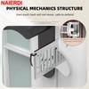 NAIERDI Stainless Steel Portable Door Lock Anti-theft Lock Heavy Duty Security for Home,Hotel,Apartment,College Dorm & Travel