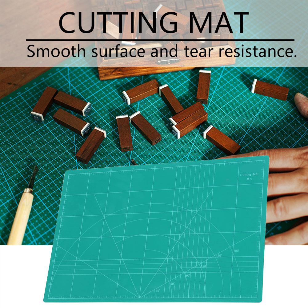 A3 Grid Lines PVC Cutting Mat Board DIY Craft Tools Office Stationery Accessory