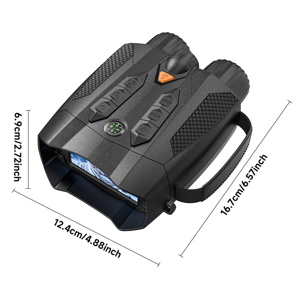 Infrared Night Vision Goggles 10 X Digital Zoom Infrared Binoculars 3inch IPS Screen Night Vision IR Goggles for Outdoor Camping
