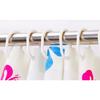Bathroom Hooks Shower Rings Strong Pole White 12pcs Accessories C-Shaped Curtain Guide Privacy Rail Replacement