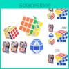 Colorful Abs Children's Educational Three Layer Magic Cube Puzzle Toy For Kids