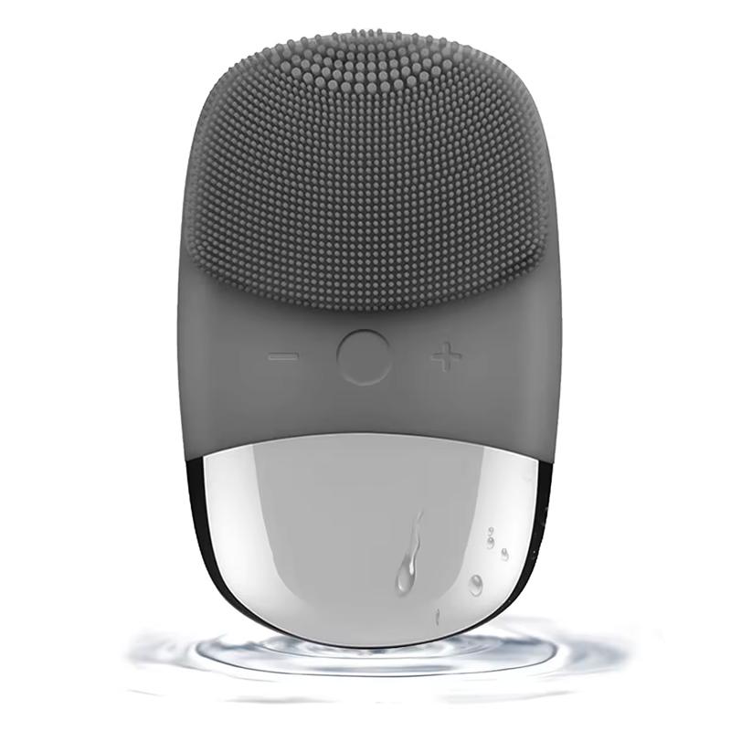 Electric Waterproof Sonic Face Scrubber Facial Cleansing Brush Silicone for Women Deep Clean Exfoliates and Massage