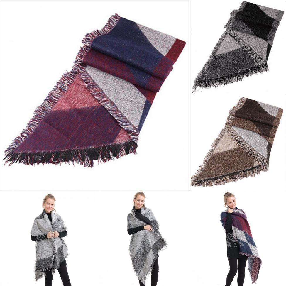Cozy And Fashionable Women's Cashmere Feel Scarf For Autumn And Winter Warmth